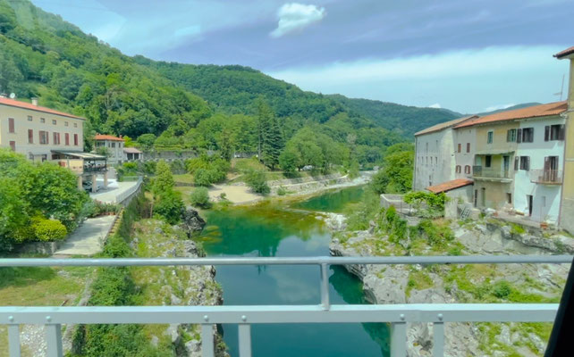 Route entlang der Soča
