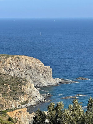 Zerklüftete Küste bei Banyuls-sur-mer