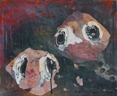 37cmx47cm material paper acrylic paints