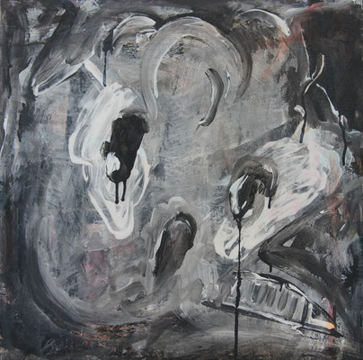 50cmx50cm material paper acrylic paints