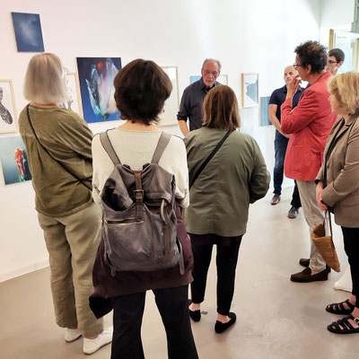 Friedrich7, Ausstellung Wunderkammerflimmern, Malerei Eilike Schlenkhoff, Zeichnung Thomas Autering