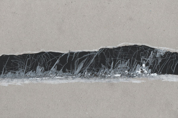 Landschaften DIESSEITS, Zeichnung Mischtechnik, Atelier Thomas Autering, Dortmund