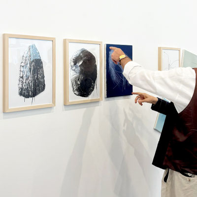 Friedrich7, Ausstellung Wunderkammerflimmern, Malerei Eilike Schlenkhoff, Zeichnung Thomas Autering