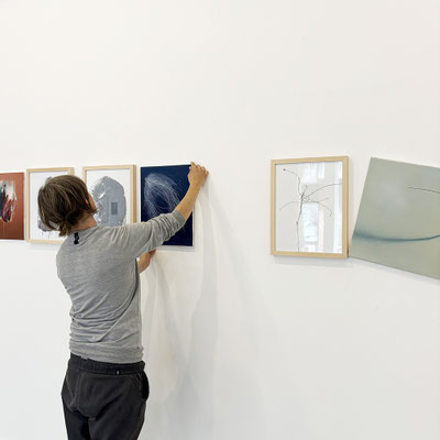 Friedrich7, Ausstellung Wunderkammerflimmern, Malerei Eilike Schlenkhoff, Zeichnung Thomas Autering