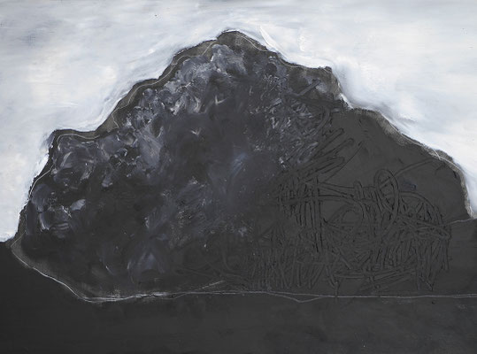 Berge DIESSEITS, Zeichnung Mischtechnik, Atelier Thomas Autering, Dortmund