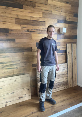 neu im Team Lehrling Tobias