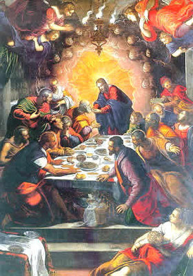 11) Domenico Tintoretto, Ultima Cena ca.1590, Lucca, Kathedrale San Martino