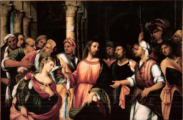 Rocco Marconi(*Treviso-1529 Venedig), Gallerie dell'Acc.di Venezia, Lw.131x197cm