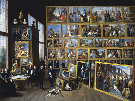 David Teniers d.J., die Sammlung Leopold Wilhelms 1651 (Tizians Adultera: Bildmitte)