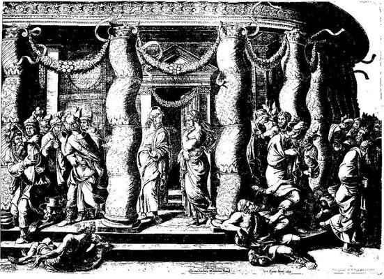 Diana Scultori nach Giulio Romano (30er Jahre), 1575 (Nachstich 1633)