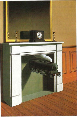 René Magritte,La Duré Poignardé 1938 The Art Institute of Chicago Öl/Lw.147x98,7cm
