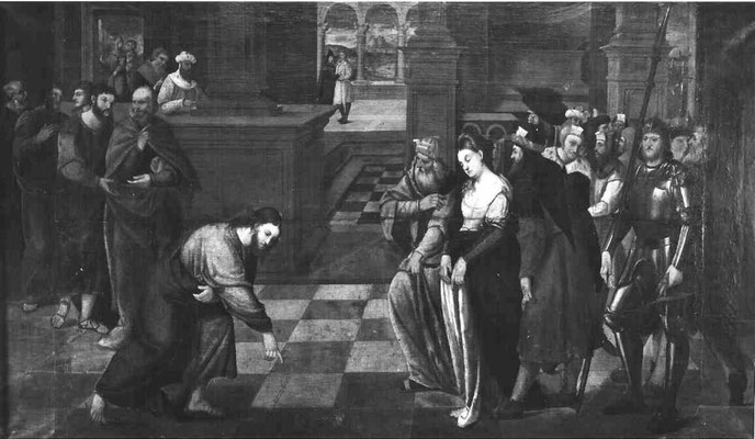 Schüler Bonifazios, Galleria Borghese Rom (Lw.157x270cm)