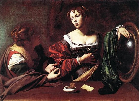 Mich. Merisi da Caravaggio, Martha und Maria1598, Detroit, Inst.of Arts