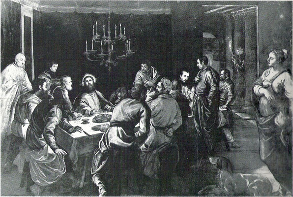 6)Jacopo Tintoretto und Gehilfen, Ultima Cena ca.1565/68 Venedig, S.Simeone Profeta
