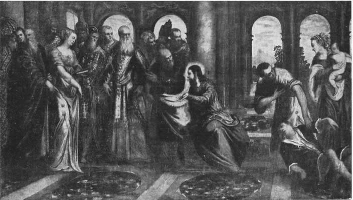 Jacopo Tintoretto und Gehilfen, Erzbisch. Pinacothek Mailand (Lw.158x278cm)
