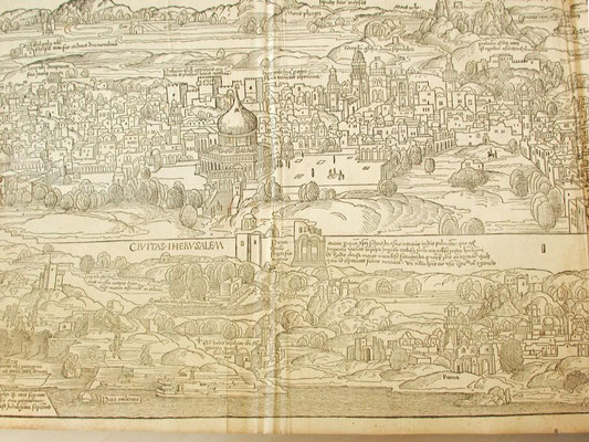 Bernhard v. Breydenbach, Peregrinatio in Terram Sanctam 1486 Holzschnitt Erhard Reuwich