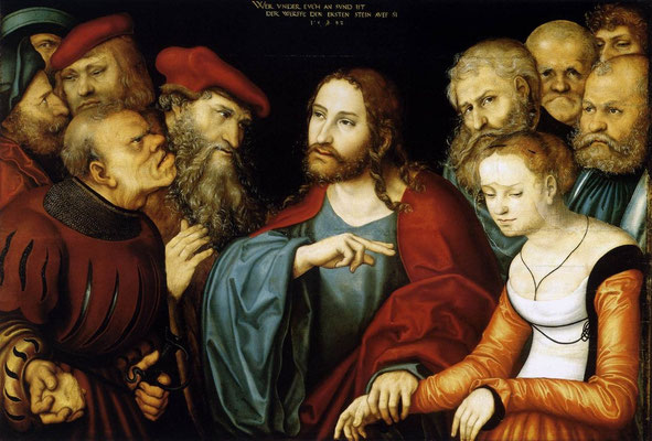 Lukas Cranach d.J.Eremitage St.Petersburg Öl auf Kupfer nach 1532