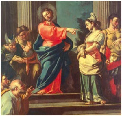 Oronzo Tiso (Lecce 1729-1800)Schüler Solimenas) Lw, Episcopio di Acerenza(Pz)