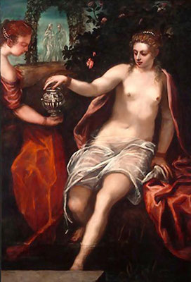 Tintoretto-Bottega (Domenico), Susanna, Washington MoA