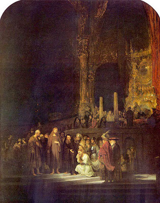 Rembrandt van Rijn(1606-1669), National Gallery London, (Holztafel 83,8x65,4cm ) "1644"