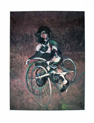 Francis Bacon (1909-1992) Georges Dyer on Bike 1966, Stern Coll.NY