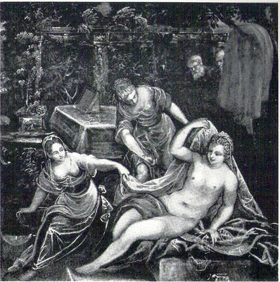 Tintoretto-Bottega, Susanna ehemals Sammlung Nemes