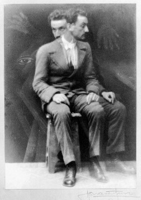 Gustavo Bonaventura, Photodynamisches Portrait von Antonio Giulio Bragaglia 1912 Milano Coll.Calmarini