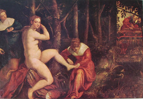 Jacopo Tintoretto und Gehilfen, Susanna, Paris Louvre