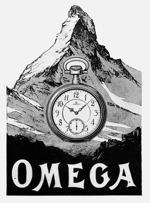 Zeitmesser Omega Lepine, boitier lentille 1912
