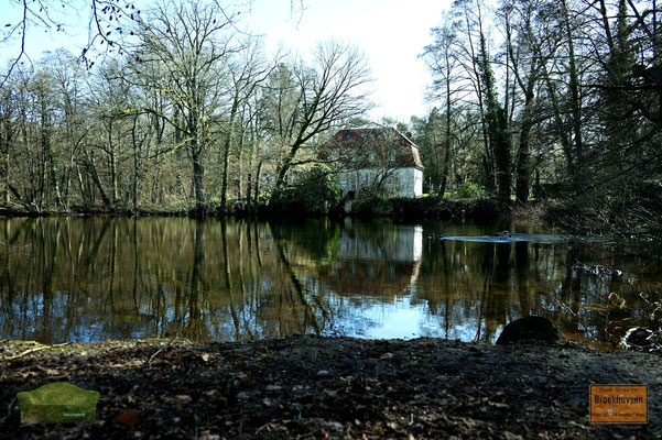23.02.2022 - Herrenhaus (Rückseite) an der Paesmühle