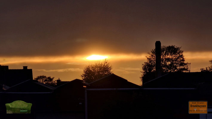 23.10.2022  -  Uhr 18:07 - Blick Richtung NL- Velden