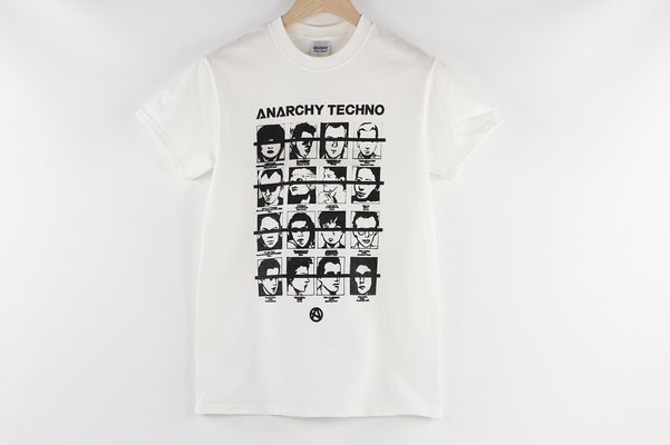 【GS139/140】ANACHY TECHNO T-SHIRTS (WHITE)（S/M）￥3,241 +tax