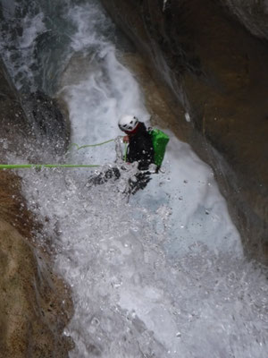 descente du canyon à la blache 