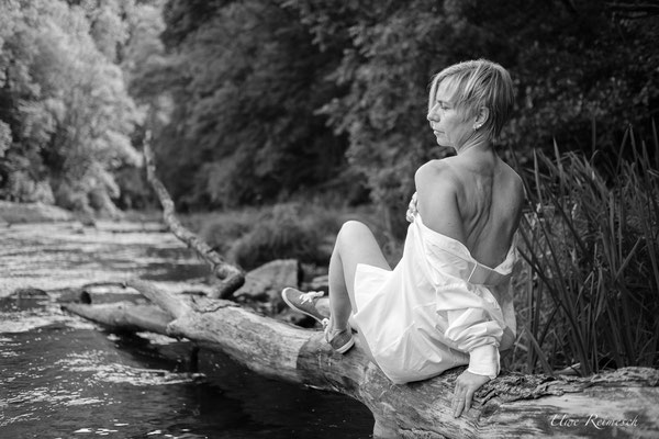 girl by the river
