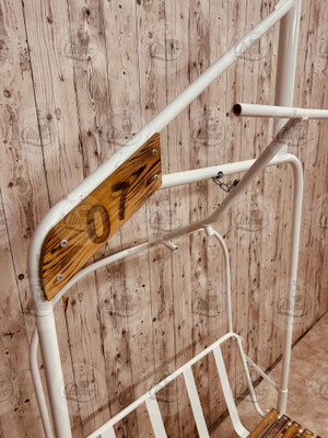 Télésiège de skis 2 places carré Poma pour décoration montagne 
