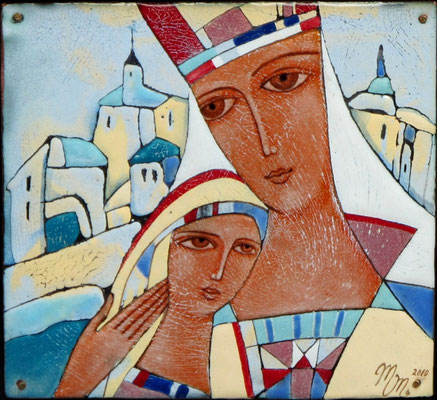PRINCESS copper, hot enamel, 2010  КОРОЛЕВНА    медь, горячая эмаль