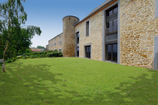 Ferme Chateau à Lincé  2016 pour Axe Contruction