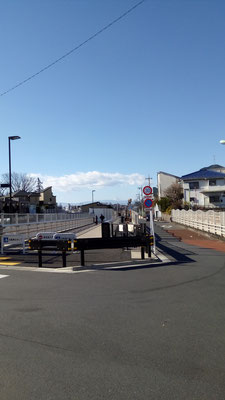 ２０１８年１月２日（火）　新年　代田富士見橋から富士山を望む