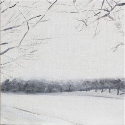 snowfield　18.0×18.0cm