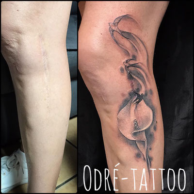 Tatouage sur cicatrices Soeurs d'Encre Odré Tattoo 8 