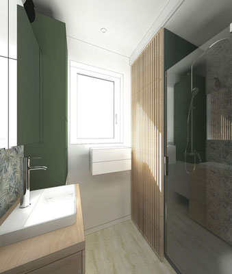 VUE SUR SALLE D' EAU 3D