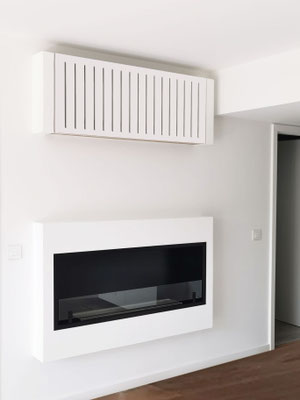 CHEMINEE BIO CLIMATHIQUE ET CACHE CLIM