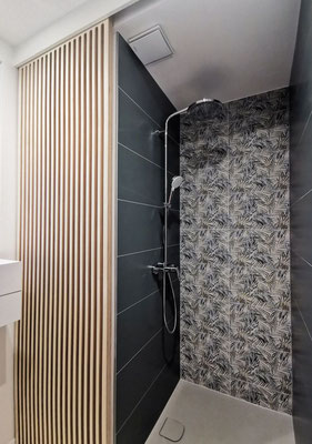 CLAUSTRA EN TRIPLI DE BOULEAU FINLANDAIS ET ESPACE DOUCHE