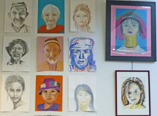 le Portrait : techniques de dessins, aquarelle