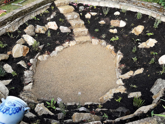 Senkgarten/Steingarten ehemalige Teichanlage