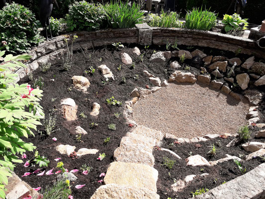Senkgarten/Steingarten, ehemalige Teichanlage