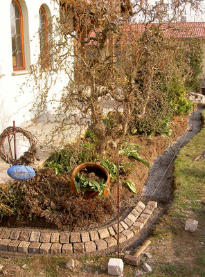 Natursteinarbeiten Pflasterarbeiten Trockenmauer Würzburg