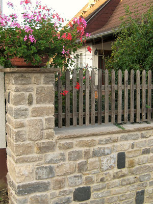 Natursteinarbeiten Pflasterarbeiten Trockenmauer Würzburg