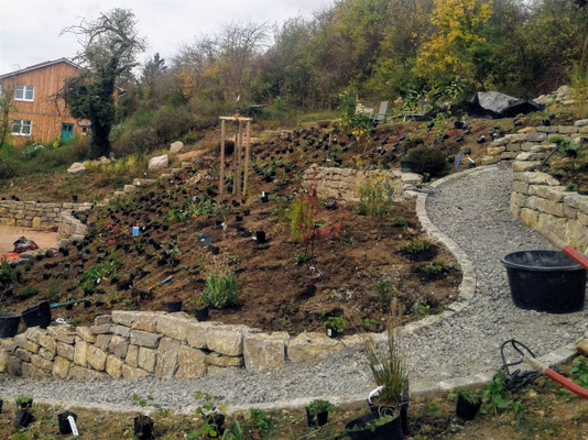 Natursteinarbeiten Pflasterarbeiten Trockenmauer Würzburg