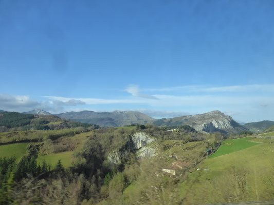 Les montagnes verdoyantes de Guipúzcoa